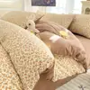Conjunto de Roupa de Cama Desenho Animado Primavera 2026 Conjunto de Quatro Peças Estilo Fresco Lençol Capa de Edredom Roupa de Cama Nantong Conjunto de Três Peças para Dormitório 4