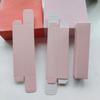 Em estoque laser lip gloss tubo embalagem caixa rosa preto DIY lip glaze embalagem vazia dobrável caixa vazia 24 * 110m