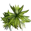 [Lirio de Bambú de 3 Puntas de 65 cm] Plantas Verdes Simuladas Diseño de Paisajismo Exterior Centro Comercial Hojas Verdes Arreglo Floral de Boda Decoración