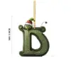 Decorações de Natal Transfronteiriças Novas de 26 Letras Monstro Verde Decorações de Árvore de Natal Grinch Enfeites de Presente de Feriado