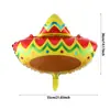 Taco Mexicano Transfronterizo Panqueque Sombrero de Alpaca Globo Forma de Piñata Decoración de Carnaval Fiesta