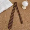 Acessório de Cinto JK Listrado Estilo College Sem Fivela com Toque de Luxo, Acessório de Cintura Laço Estudante Feminino Universal Studios