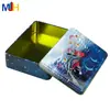 Fabricante Original Caja Cuadrada de Hojalata Personalizada Empaque Caja Metálica Universal Caja para Galletas Alimentos Caja de Lata para Dulces de Boda