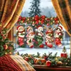 Meias de Natal fofas e adoráveis com desenhos de gatinhos pequenos, com adesivo estático que não requer cola e não danifica o vidro, perfeitas para decorar janelas da sala de estar e criar uma atmosfera festiva.