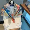 Bufanda Cuadrada Versátil con Protección Solar, Bufanda Cuadrada Estampada Retro Francesa, Nicho de Verano, Múltiples Formas de Llevar, Bufanda y Chal Decorativos de Seda