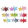 Acessório de Patch para Grampo de Cabelo Estrela do Mar Gradiente Duas Cores Transparente Colorido Acessório Pingente DIY Adorno
