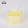 Encaje de hilo de nieve cinta de encaje de seda encaje de 2.5 cm satén color caramelo poliéster color encaje de superficie satén cinta plana ancha