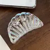 Presilha Semicírculo Colorida Acessório de Cabeça Avançado Presilha de Cabelo Meio Preso Cabelo Clip de Tubarão Vazado Disco de Cabeça Presilha de Cabelo Presilha de Cabelo Presilha de Cabelo