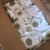 Estoque Disponível de Fatias de Jade Verde Polido, Jade Xiu 50mm, Cama de Sauna para Sala de Sauna, Fatias Redondas de Jade para Extensão de Cílios