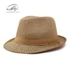Sombrero de Jazz para Hombre, Sombrero de Sol Transpirable para Verano, Sombrero de Playa, Sombrero para Personas de Mediana Edad y Mayores, Casual y Versátil