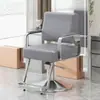 Cadeira de barbeiro, cadeira de cabeleireiro moderna, cadeira especializada para corte de cabelo, altura ajustável, giratória, assento de alta qualidade para permanente e coloração