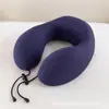 Almohada de Viaje en Forma de U para el Cuello, Almohada Portátil para Avión, Reposacabezas para el Cuello de Coche, para Dormir en Viajes Largos, Almohada Cervical en Forma de U para Trenes de Alta Velocidad