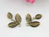 Folhas de liga atacado acessórios de joias diy pingente decorativo de pulseira saco de material diy acessórios 28x25mm