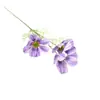 Flores artificiales moradas personalizadas para bodas, decoración de hoteles, paisajismo, caminos florales decorativos, paredes de flores, flores falsas, arreglos florales de plástico