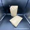 Bolsa con pico de papel kraft personalizada de 500 ml Tipo de material de papel kraft para exportación Empaque de bebidas Empaque de productos químicos de uso diario 1000 ml