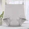 Ropa interior para mujer con entrepierna antibacteriana, 60 unidades de algodón peinado, de tiro alto, talla grande, transpirable, suave con la piel, directo del fabricante