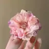 Didy No Tiene Miedo del Mismo Pasador Verde de Phalaenopsis Flor Lateral Flor Artificial Tocado Accesorios para el Cabello de Viaje a la Costa