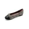 Zapatos Planos Redondos con Lazo para Mujer, Aumentan 3CM de Altura, Nuevo Estilo Francés 2026, Zapatos Mary Jane sin Cordones con Bloques de Color