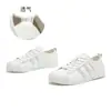 Zapatos de Entrenamiento Alemanes de Piel de Vaca de Primera Capa para Mujer, Nuevo Estilo Primavera 2026, Zapatos Planos Blancos Casuales de Moda, Zapatos Versátiles para Mujer