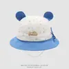 Chapéu de Pescador Leve e Respirável para Bebê, Chapéu Bucket Doce de Princesa Estrelinha, Chapéu de Sol Infantil Colorido Macio e Fofo Estilo Coreano