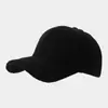Gorra de Béisbol de Color Sólido Simple Nueva para Otoño e Invierno Gorra de Béisbol Tejida Casual para Exteriores Versión Coreana Sombrero Grueso Cálido para Pareja