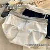 Em Estoque Populares Calcinhas Femininas Estampadas Respiráveis Amigáveis à Pele Tamanho Plus Size com Laço Doce, Roupa Íntima Feminina Sem Costura Ampliada e Alargada