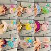 Láser Lentejuela Serie Princesa de Dibujos Animados Cola de Pez Prensa Prensado para Niños Cabello Estrella de Mar Concha Accesorios para el Cabello para Niños