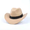 Sombrero de Lana de Caballero Otoño e Invierno Europeo y Americano Transfronterizo Sombrero de Jazz Metálico para Hombres y Mujeres Sombrero de Panamá Deformado Sombrero Vaquero
