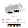 Foco de superficie ultrafino cuadrado LED, lámpara de caja, lámpara empotrada antideslumbrante para sala de estar, dormitorio, lámpara de cubo de un solo cabezal, cuatro cabezales y dos cabezales.