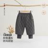 Pantalones de Algodón para Niños Otoño e Invierno 150g Niños y Niñas Bebé Acolchados Casuales Cálidos de Una Sola Capa Pantalones Casuales para Salir en Año Nuevo