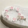 Explosões Super Fada Mori Cristal Lua Pulseira Feminina Design de Nicho Estudante Joker Cor Doce Pulseira de Namorada