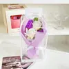 Buquê de Flores de Sabão, Pequeno Buquê Perfumado, Dia dos Namorados, Presente para o Dia dos Professores para Amigos Homens e Mulheres, Buquê de Flores de Sabão Transfronteiriço