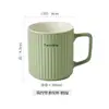 Caneca de cerâmica estilo japonês para meninas, copo de bebida de casal de verão, uso doméstico e de escritório, caneca de café masculina, xícara de chá