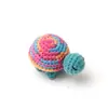 Pingente de Boneca de Crochê Popular Feito à Mão Transfronteiriço, Enfeite de Tartaruga Pequena de Crochê com Fio, Acessório de Pingente para Chaveiro Tricotado