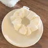 Elegante Scrunchie de Punto Hueco para Mujer, Goma Elástica de Alta Elasticidad para Cola de Caballo, Nuevo Accesorio Duradero para Lazo de Cabello 2025