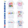Uniforme Personalizado para Formatura do Ensino Fundamental Camiseta para Festa Esportiva de Verão da Sexta Série Manga Curta DIY Camisa Cultural Infantil para Jardim de Infância