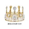 Adornos de decoración para tartas con corona de reina, tocado de cumpleaños de diosa princesa, corona de aleación de encaje de cristal vintage.