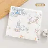 Bolsa para Sala de Parto de Recém-Nascido Tipo Lençol Algodão Tricotado Macio e Respirável Cobertor de Soneca para Bebê Camada Única