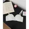 Nuevo Sujetador Seamless a Cuadros Transfronterizo Push-Up para Bustos Pequeños, Copa Palma, Tirantes con Letras, Transpirable, Sujetador sin Varillas