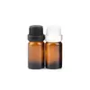 Botella de Aceite Esencial Marrón de 10 ml a Prueba de Luz Venta Directa de Fábrica en Stock Botella de Vidrio de Gama Alta con Gotero para Dispensar Aceite Esencial