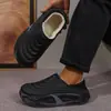 Otoño Invierno 2026 Nuevo Estilo Pareja Cálido Talón Cubierto Zapatos de Algodón Interior Hogar EVA Impermeable Pantuflas de Algodón Hombres Mujeres Transfronterizo