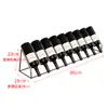 Decoración de Estante de Vino de Lujo Ligero, Estante de Exhibición de Gabinete de Vino de Gama Alta, Soporte Inclinado para Botellas de Vino de Uso Doméstico, Estante de Vino Decorativo