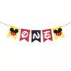 [Temática de Mickey, Minnie y Mickey Mouse] Decoración de Bandera para Fiesta de Cumpleaños Fieltro Tela No Tejida Transfronterizo