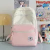 Mochila Estilo Nuevo 2026 para Estudiantes de Secundaria Versión Coreana Alto Valor Estético Bloqueo de Color Versátil Mochila para Estudiantes de Secundaria y Universidad Bolsa Casual