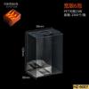 Bolsa de burbujas versión ancha caja de embalaje de té de PVC caja de té pequeña de PET de dos burbujas caja de muestras de plástico transparente caja de té de roca de abeto simple