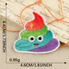 Nuevos y peculiares parches bordados de dibujos animados con lindos diseños de consolas de videojuegos alienígenas, perfectos para decoración DIY y aplicación termoadhesiva; disponible al por mayor