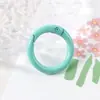 En Stock 20mm Aleación Pintada Anillos de Resorte Coloridos para Bolsos, Broches Redondos Pequeños, Broches para Colgar, Accesorios de Joyería, Broches de Resorte Abiertos