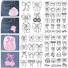 Adesivo de Costura Mais Vendido da Amazon Solúvel em Água Decoração de Laço de Tecido Bordado em Roupas Papel Transfer para Bordado Imprimível