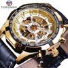 Reloj forsining de una pieza para hombre, moderno, informal, clásico, popular, resistente al agua, manual, mecánico.