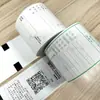 Papel térmico de una sola capa de 80 MM para recibos de impresión continua para básculas de camiones, disponible en rollos de una, dos y tres capas.